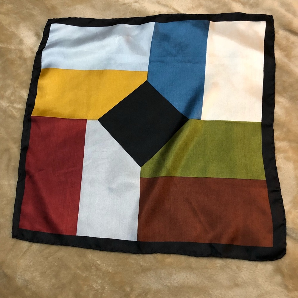 chameleon silk pocket square